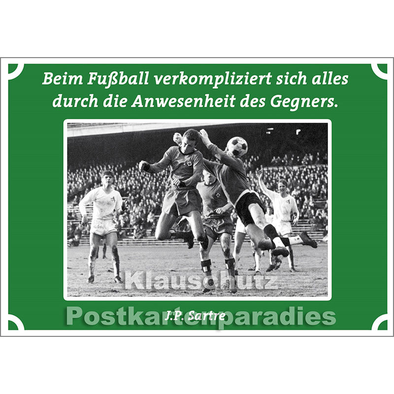 Fußball Postkarte